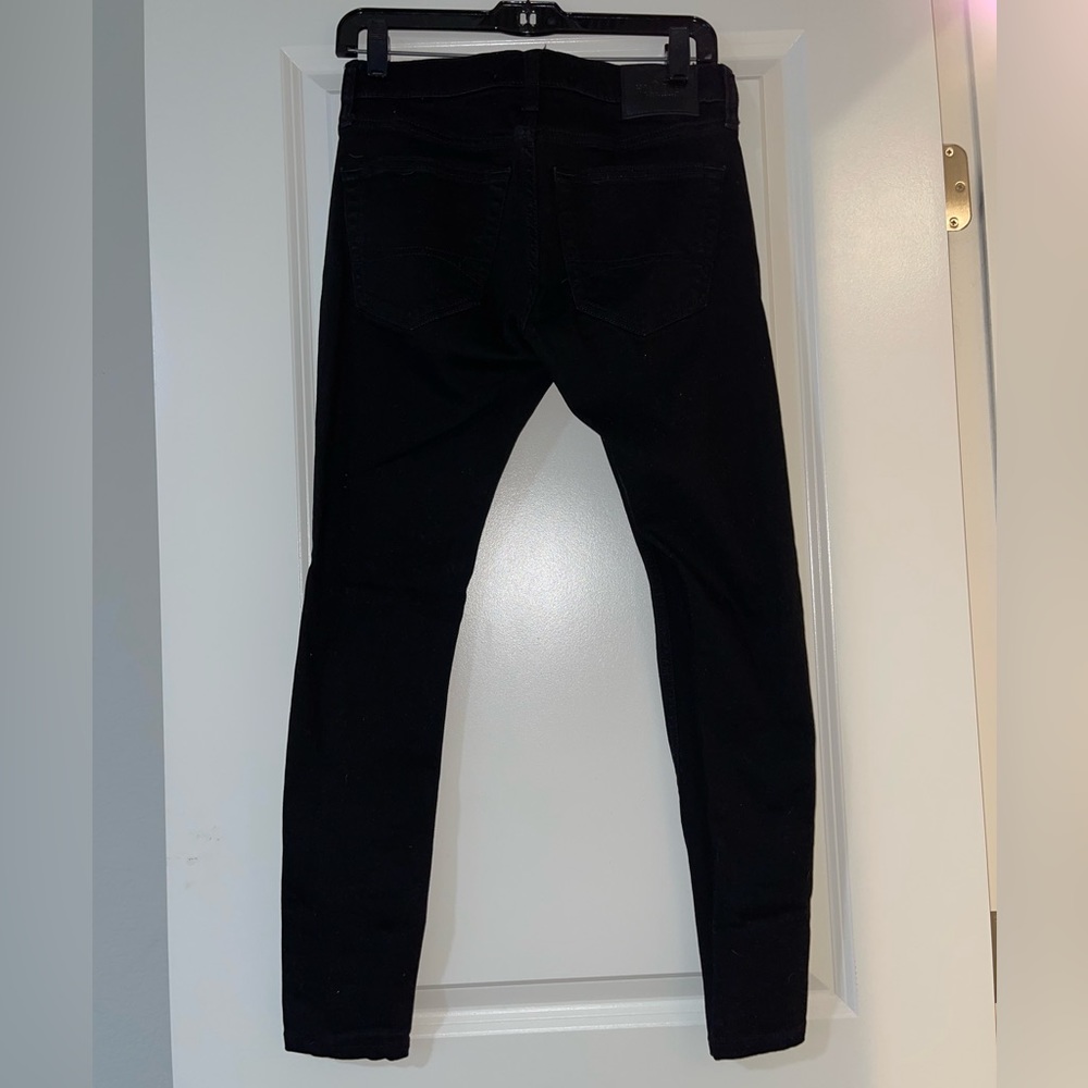 Hollister skinny black ripped jeans - Picture 5 of 7